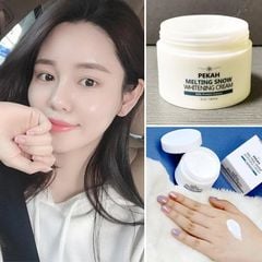 Kem Dưỡng Nâng Tone PeKah Melting Snow Whitening Cream Dưỡng Trắng Sáng Da 50ml