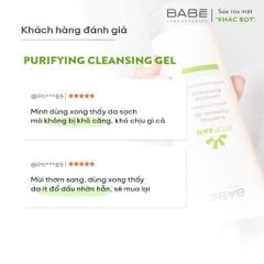 Sữa Rửa Mặt Babe Babé Stop Akn Purifying Cleansing Gel Cho Da Dầu 200ml