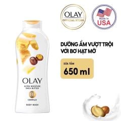 Sữa Tắm Olay Body Wash Lưu Hương Thơm Lâu 650ml (Hàng Mỹ Nhập Khẩu)