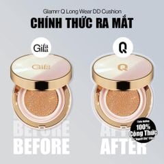 Phấn Nước Glamrr Q Long Wear DD Cushion SPF50+/PA+++ Kiềm Dầu Dưỡng Da 13gr