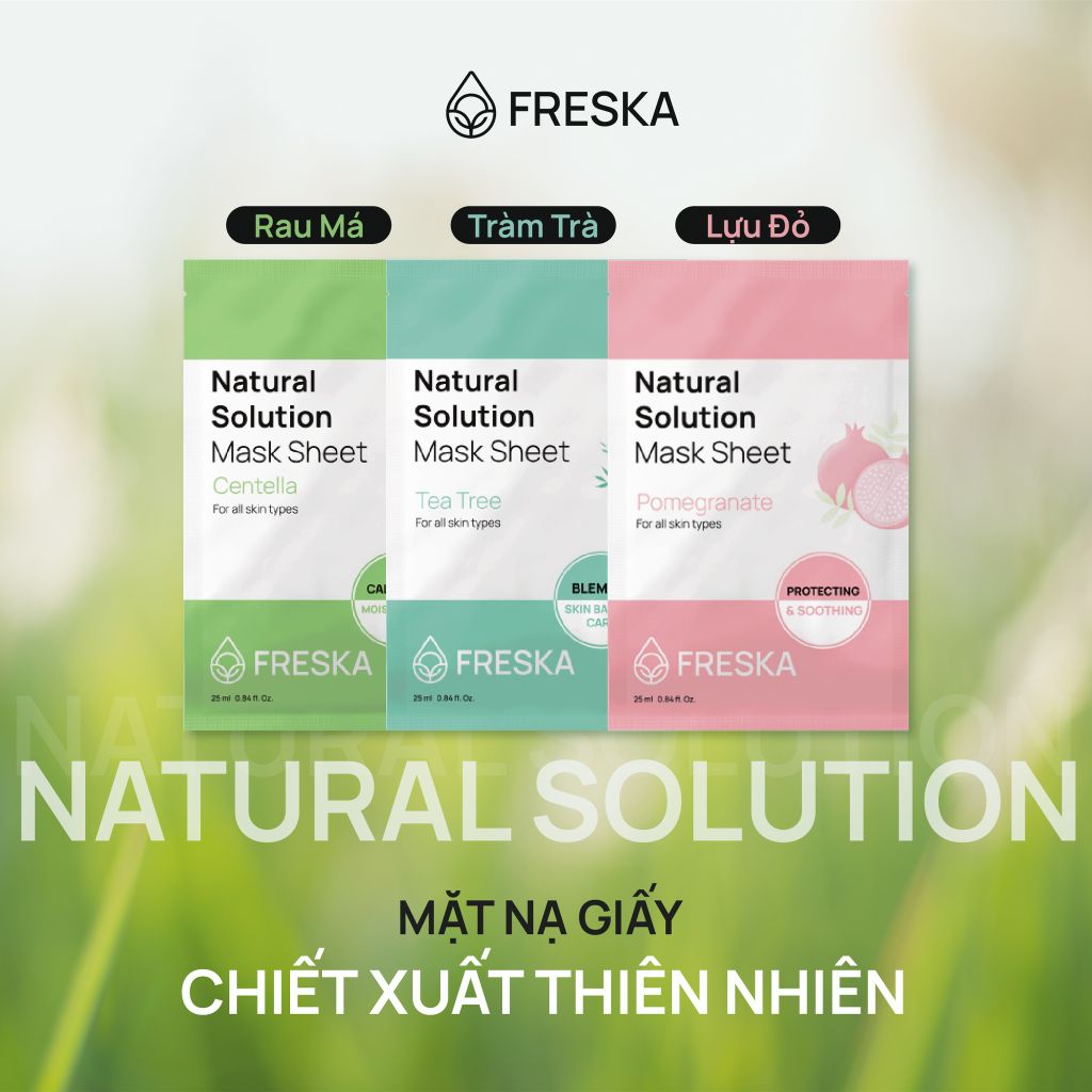 Mặt Nạ Dưỡng Da Freska Natural Solution Mask Sheet 25ml