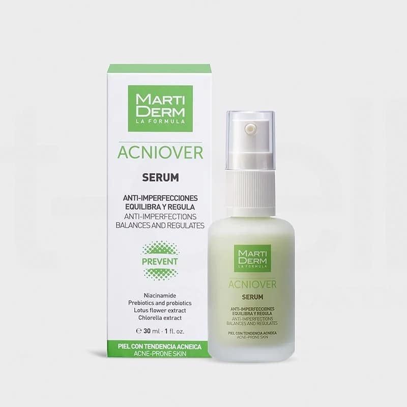 Tinh Chất Giảm Mụn & Kiểm Soát Nhờn Martiderm Acniover Serum 30ml