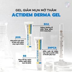 Gel Giảm Mụn, Mờ Thâm Actidem Derma Gel Phục Hồi Da Mụn