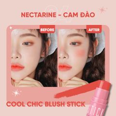 Má Hồng Dạng Thỏi Silkygirl Cool Chic Blush Stick 4gr