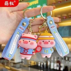 Móc Khóa Hình Thú Nhiều Màu Dễ Thương Treo Balo, Phụ Kiện Trang Trí
