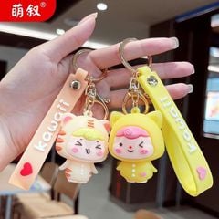 Móc Khóa Hình Thú Nhiều Màu Dễ Thương Treo Balo, Phụ Kiện Trang Trí