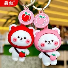 Móc Khóa Hình Thú Nhiều Màu Dễ Thương Treo Balo, Phụ Kiện Trang Trí