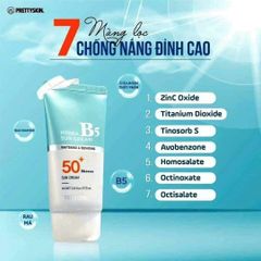 Kem Chống Nắng PrettySkin Hydra B5 Sun Cream SPF 50+ /PA++++ Phục Hồi, Bảo Vệ Da 70ml