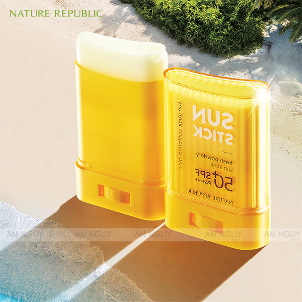 Sáp Chống Nắng Nature Republic California Aloe Fresh Powdery Sun Stick SPF50+PA++++ Làm Dịu Da 24g