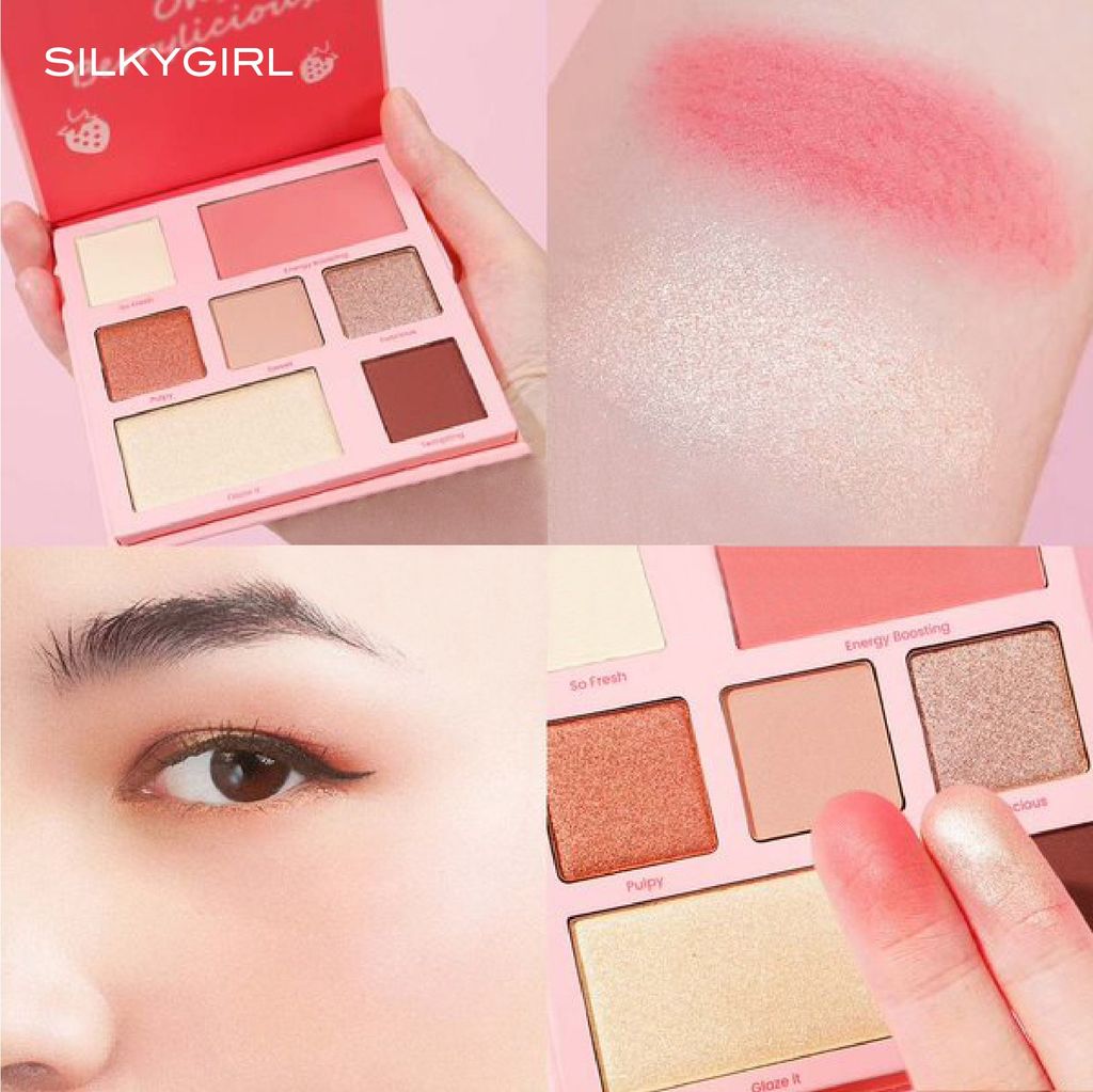 Bảng Phấn Mắt Và Má 7 Ô Silkygirl Eye & Face Palette 12.6g