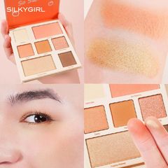 Bảng Phấn Mắt Và Má 7 Ô Silkygirl Eye & Face Palette 12.6g