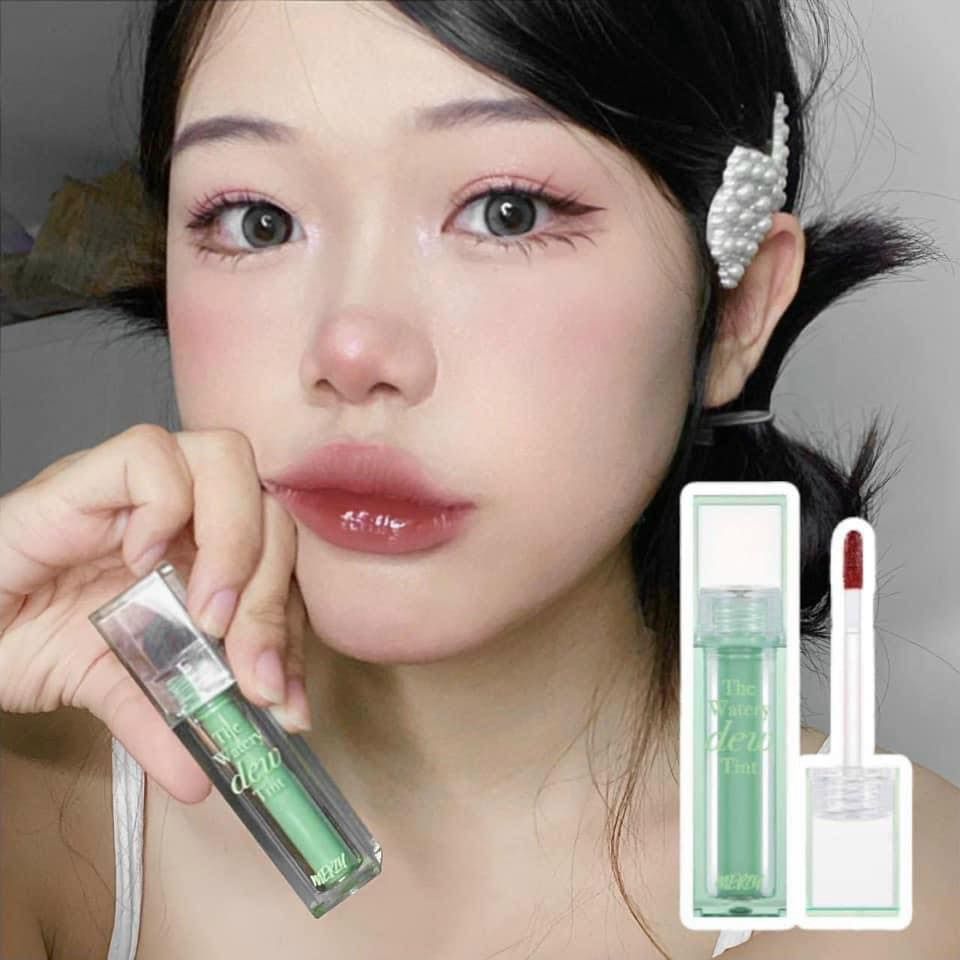 Son Tint Bóng Merzy The Watery Dew Tint (Version 3) Vỏ Xanh Lá 4gr