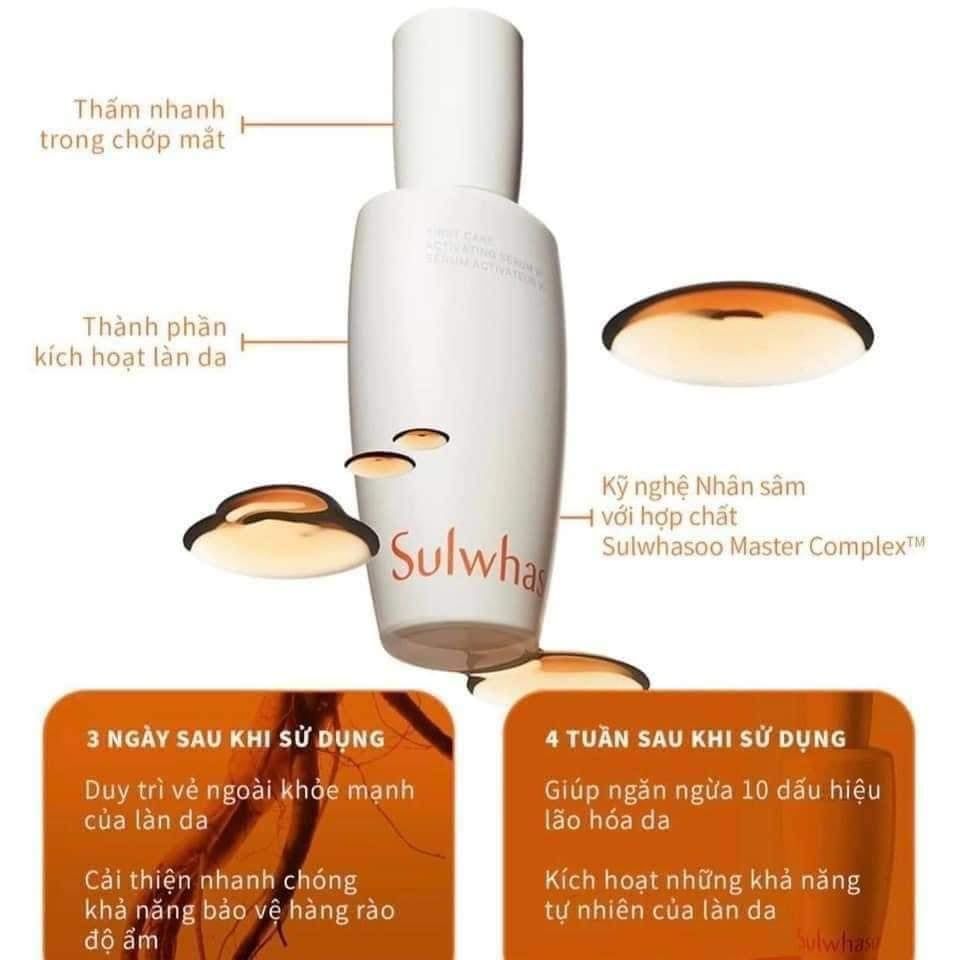 Tinh Chất Sulwhasoo First Care Activating Serum Ngăn Ngừa Lão Hóa Da 15ml