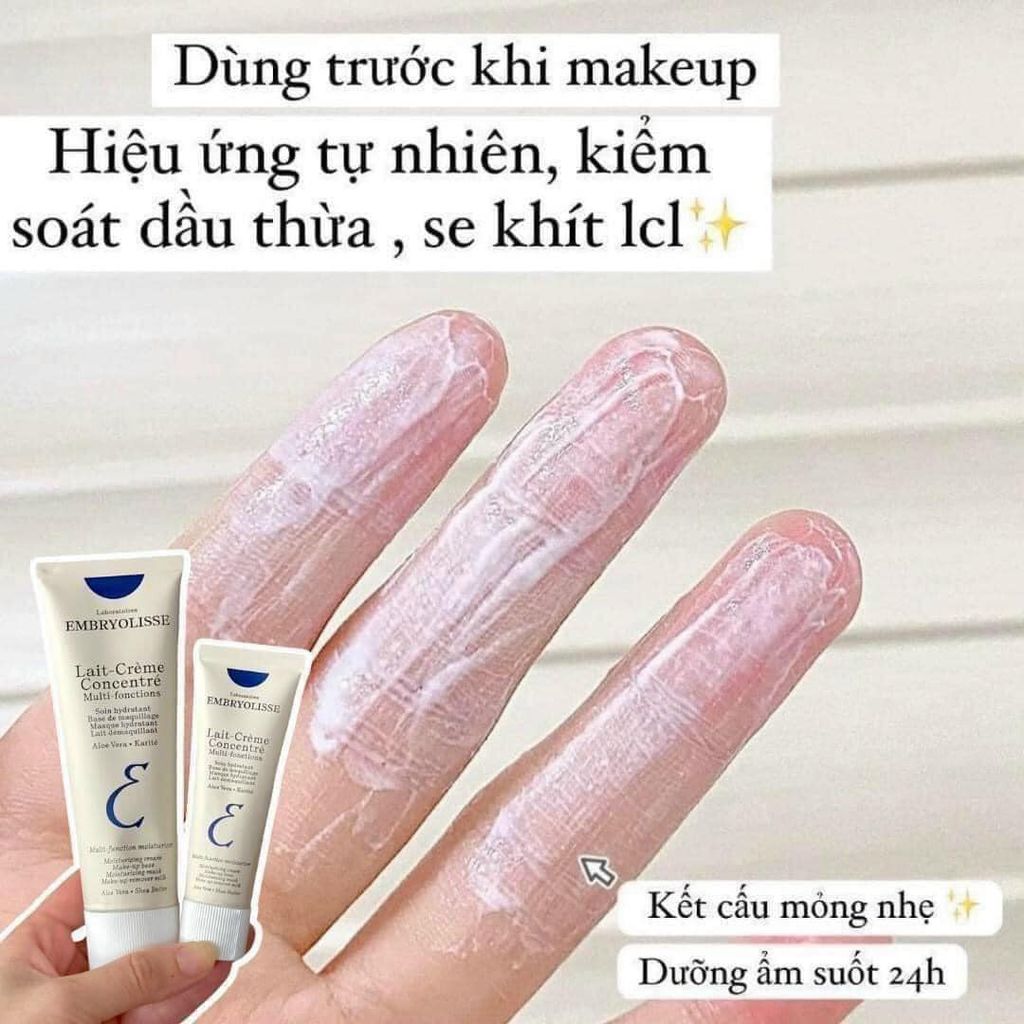 Kem Dưỡng Ẩm Embryolisse Lait Creme Concentre Phục Hồi Da (Mẫu Mới)