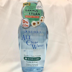 Nước Tẩy Trang Senka All Clear Water Acne Care Cho Da Mụn, Nhạy Cảm 230ml