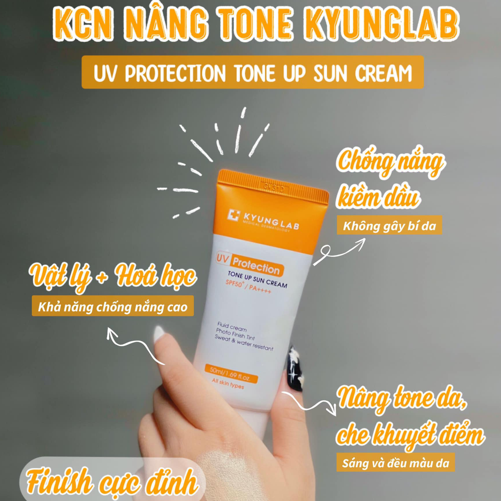 Kem Chống Nắng Kyung Lab UV Protection Tone Up Sun Cream Bảo Vệ Da Tối Ưu 50ml