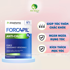 Viên Uống Giảm Rụng Tóc, Hói Đầu Arkopharma Forcapil Anti Chute 30 Viên