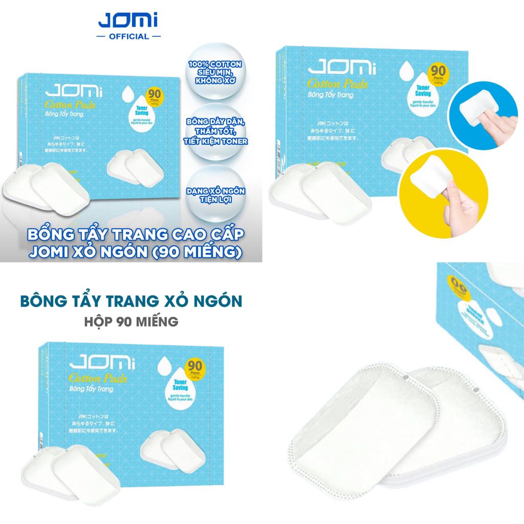 Bông Tẩy Trang Jomi Cotton Pads