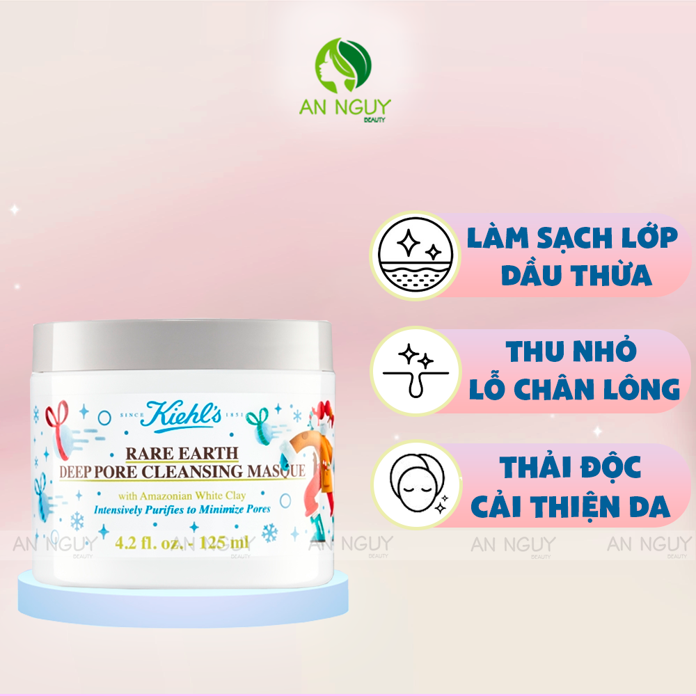 Mặt Nạ Đất Sét Kiehl's Rare Earth Deep Pore Cleansing Masque 125ml