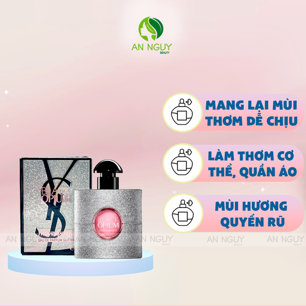Nước Hoa YSL Black Opium Eau De Parfum Glitter 7.5ml