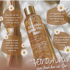 Nước Hoa Hồng SNO Calendula Herbal Phyto Toner Cân Bằng Độ Ẩm Trên Da 200ml