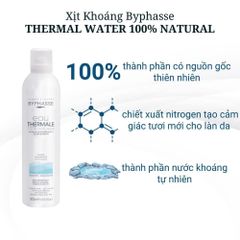 Xịt Khoáng Byphasse Eau Thermale 100% Naturelle Dưỡng Da Từ Thiên Nhiên 300ml