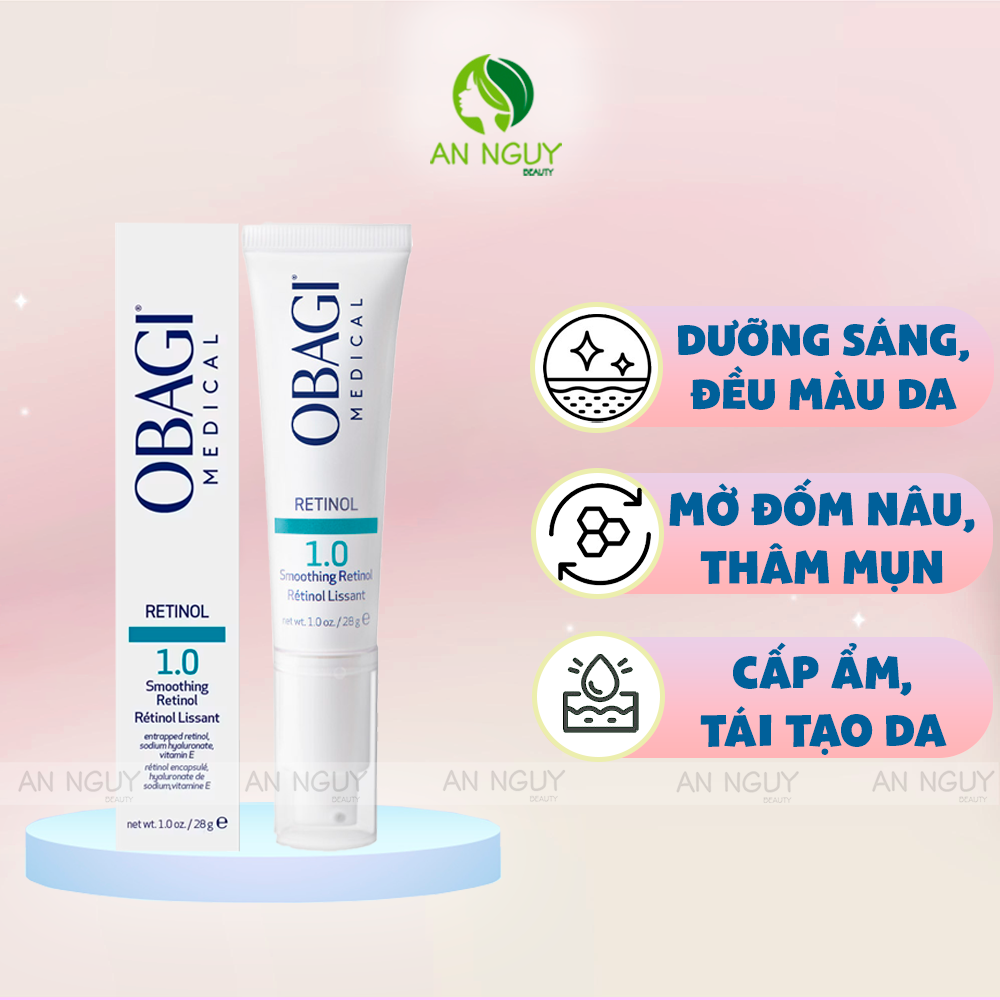 Kem Dưỡng Obagi Smoothing Retinol Dưỡng Ẩm, Làm Sáng Da 28g