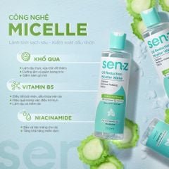 Nước Tẩy Trang Senz Micellar Water Làm Sạch Da 250ml