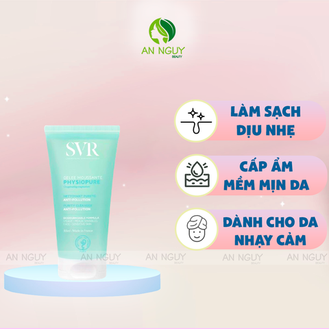 Gel Rửa Mặt SVR Physiopure Gelee Moussante Dành Cho Da Nhạy Cảm