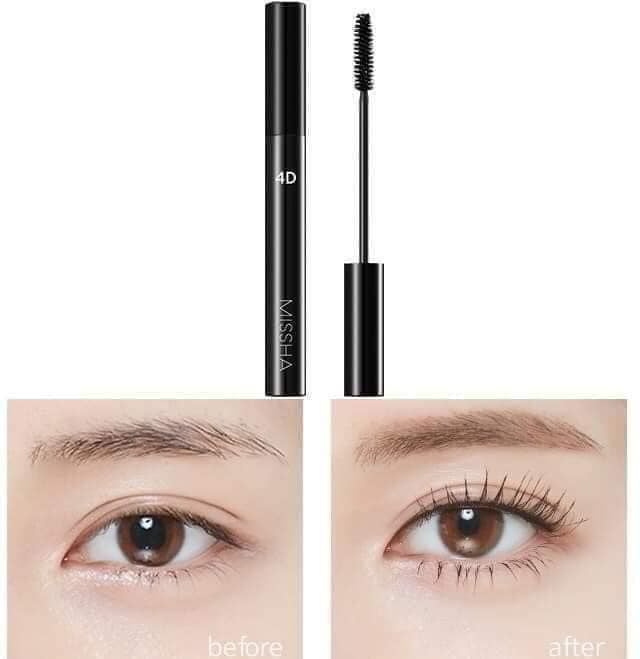 Mascara Missha 4D Làm Dày Mi Không Lem 7g