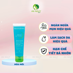 Gel Rửa Mặt Bioderma Sébium Gel Moussant Dành Cho Da Dầu & Hỗn Hợp
