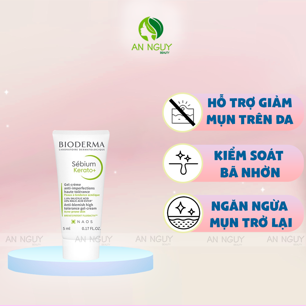 Kem Dưỡng Làm Giảm Mụn Bioderma Sebium Kerato+ Anti-Imperfection Gel-Cream