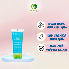 Gel Rửa Mặt Bioderma Sébium Gel Moussant Dành Cho Da Dầu & Hỗn Hợp