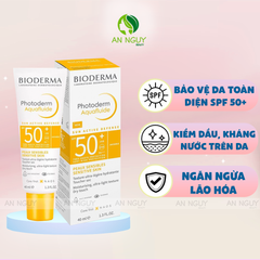 Kem Chống Nắng Bioderma Photoderm Aquafluide SPF 50+ Bảo Vệ Da Tối Ưu 40ml