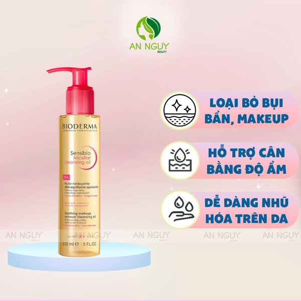 Dầu Tẩy Trang Bioderma Sensibio Micellar Cleansing Oil