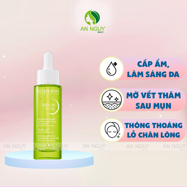 Tinh Chất Bioderma Sébium Serum Dưỡng Ẩm, Giảm Thâm Mụn 30ml