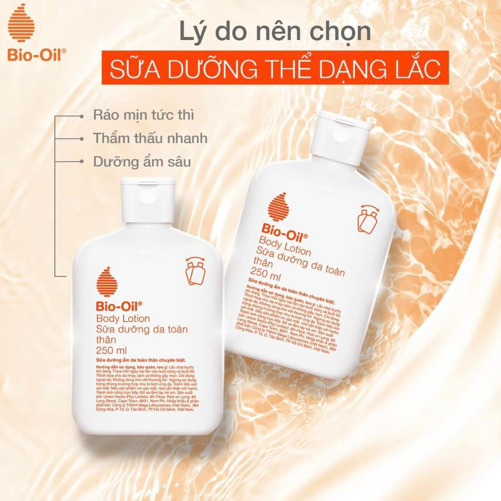 Sữa Dưỡng Thể Bio-Oil Body Lotion Dưỡng Ẩm Toàn Thân 175ml