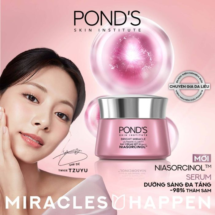 Kem Dưỡng Pond's Bright Miracle Ultimate Clarity Cream Dưỡng Sáng Da 45g