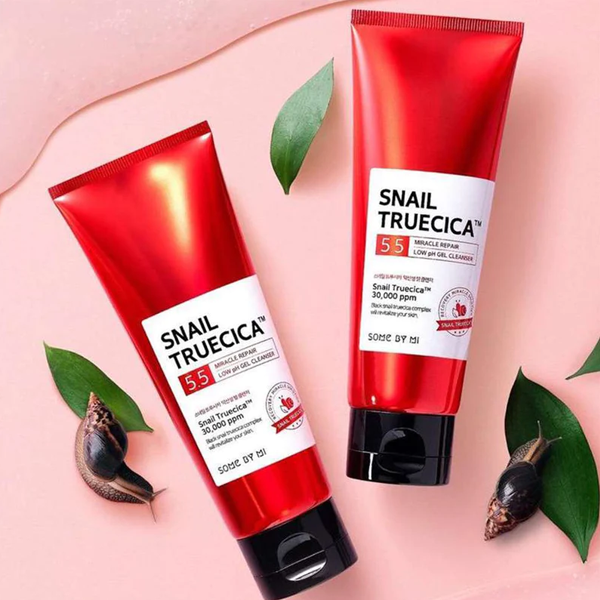 Sữa Rửa Mặt Some By Mi Snail Truecica Miracle Repair Slightly Acid Gel Cleanser 100ml
