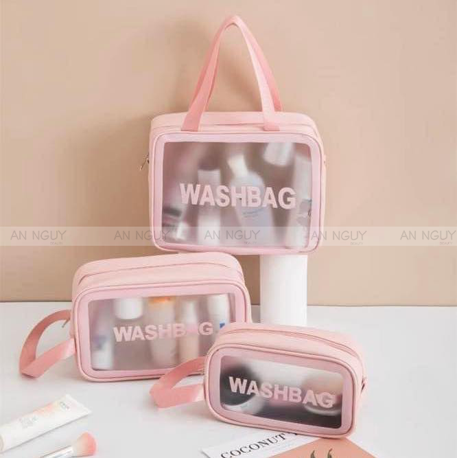 Túi Đựng Mỹ Phẩm WASH BAG - Màu Hồng