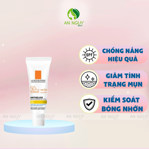 Kem Chống Nắng La Roche-Posay Anthelios Anti-Imperfections Gel-Cream SPF 50+ Cho Da Dầu Mụn