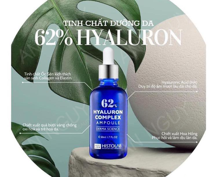 Tinh Chất Histolab Hyaluron Complex Ampoule 62 Dưỡng Ẩm Da 50mlTinh