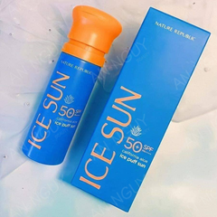 Kem Chống Nắng Nature Republic Ice Sun California Aloe SPF50+ PA+++ Nâng Tone Da 100ml