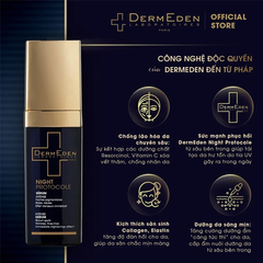 [Date 08/2024] Tinh Chất DermEden Night Protocole Intense Serum Chống Lão Hóa Và Sáng Da Ban Đêm 30ml