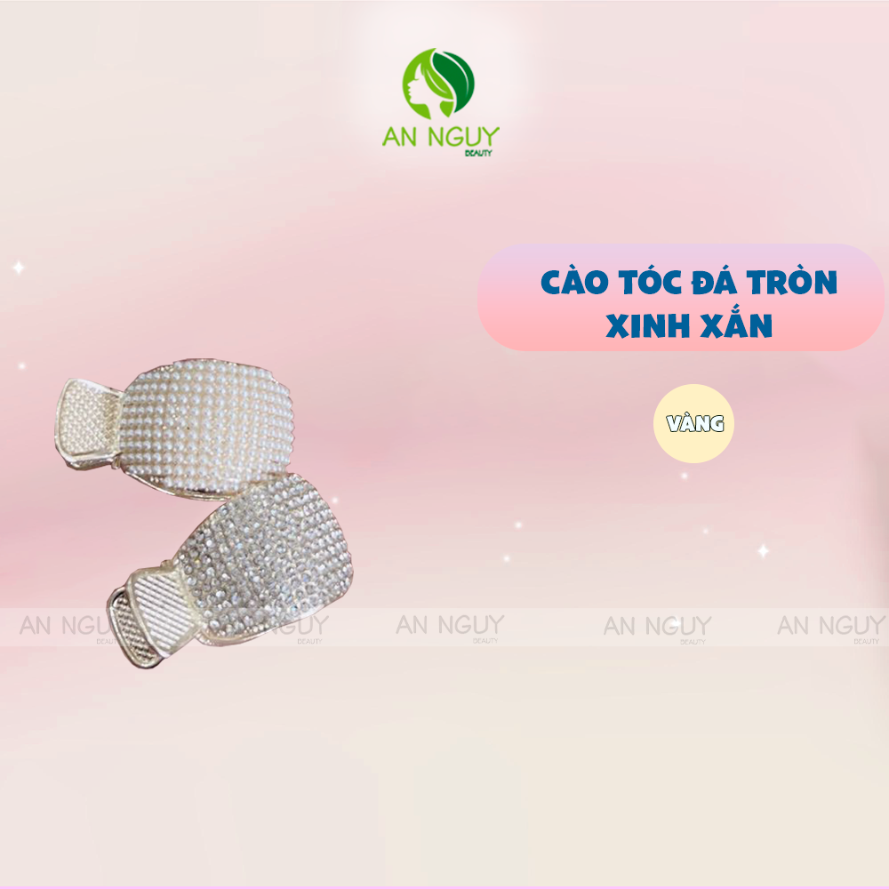 Cào Tóc Đính Đá / Ngọc Trai Bằng Kim Loại Nhiều Mẫu Sang Trọng Lấp Lánh Dùng Cố Định Tóc