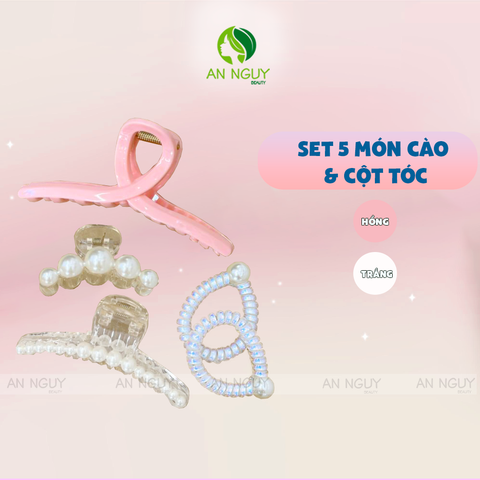 Set 5 Món Cào & Cột Tóc