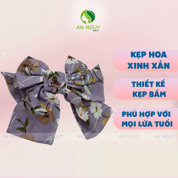 Kẹp Nơ Hoa / Tầng