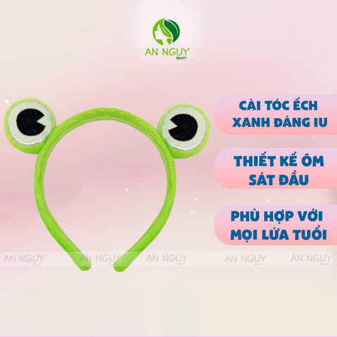 Cài Tóc Hình Ếch Xanh