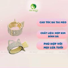 Cào Tóc Đính Đá / Ngọc Trai Bằng Kim Loại Nhiều Mẫu Sang Trọng Lấp Lánh Dùng Cố Định Tóc