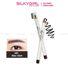 Chì Mày Kèm Chổi SilkyGirl Brow Shaper Pencil 1.14gr